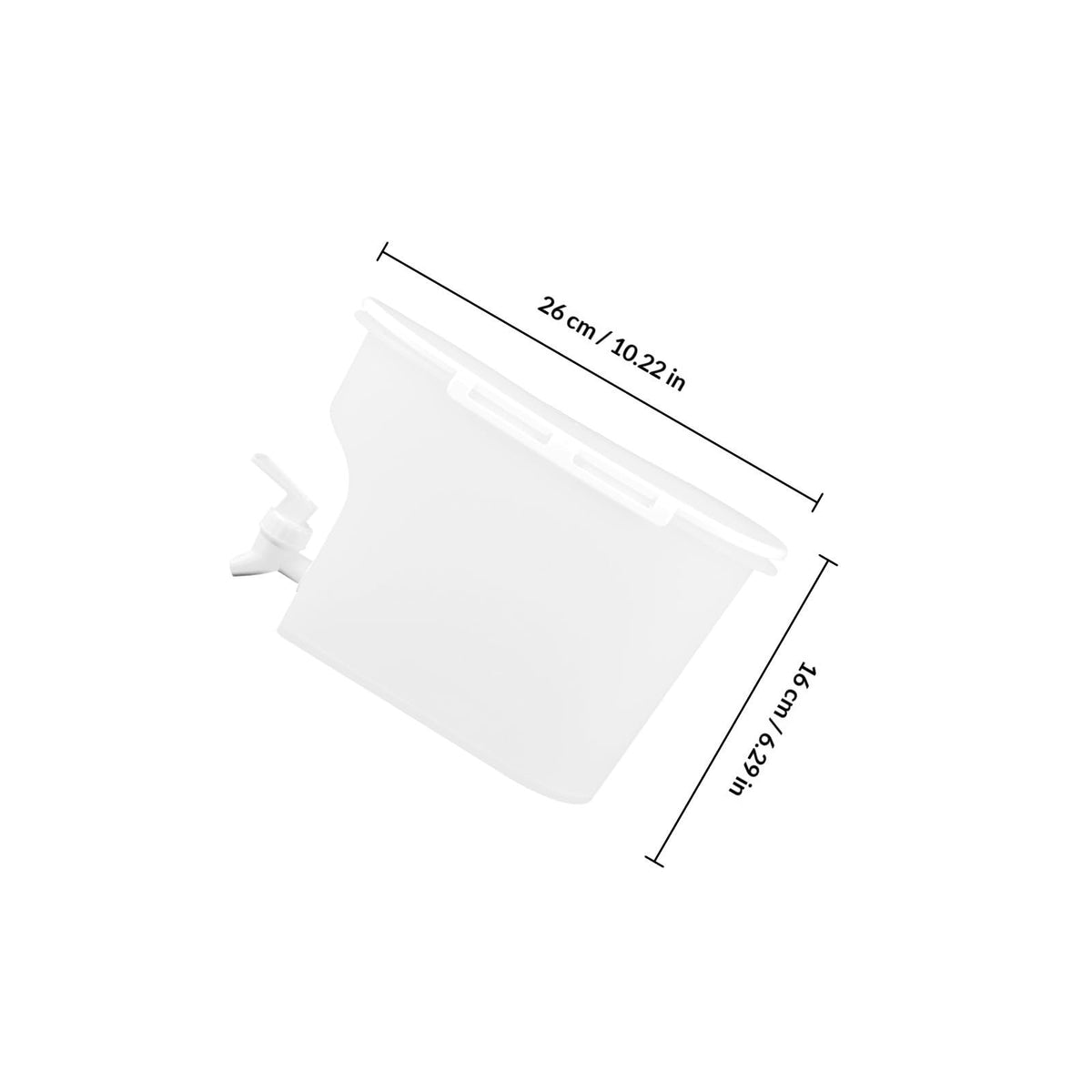 Water Jug with Faucet Large-capacity PP Pitcher H4477