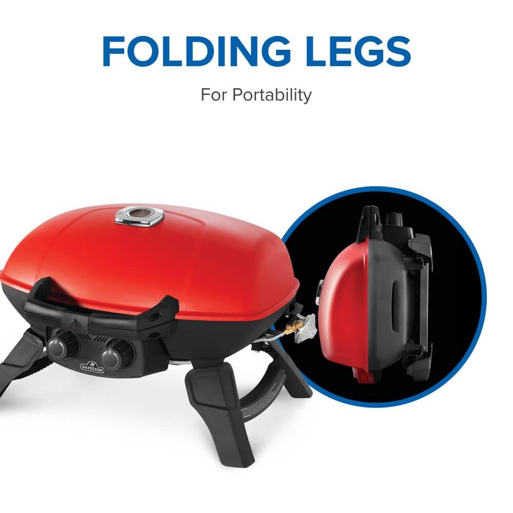 Portable Propane Grill with Griddle Insert Q51417