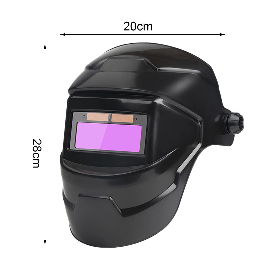 Adjustable Solar Powered Auto Darkening Welding Helmet Q73387