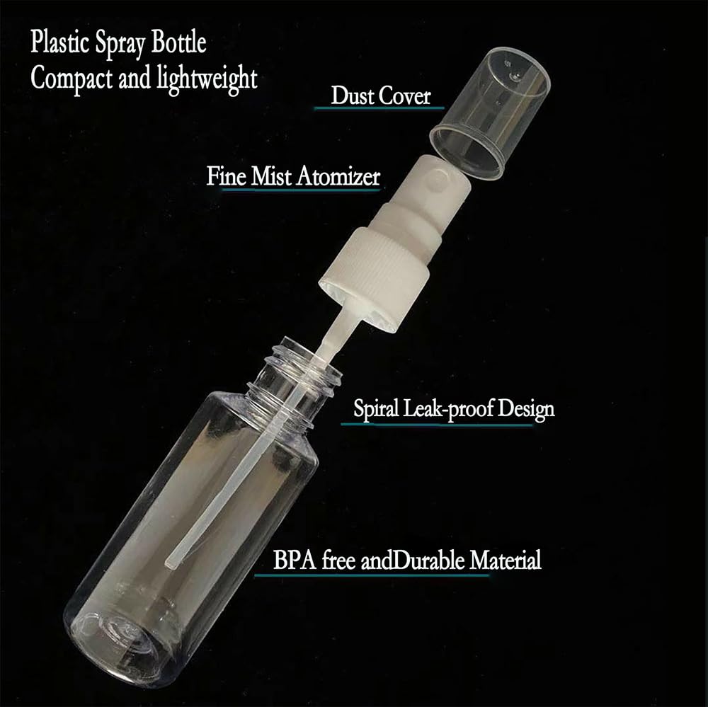Clear Empty Travel Spray Bottles D4560