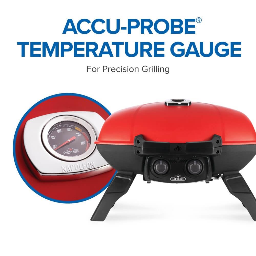 Portable Propane Grill with Griddle Insert Q51417