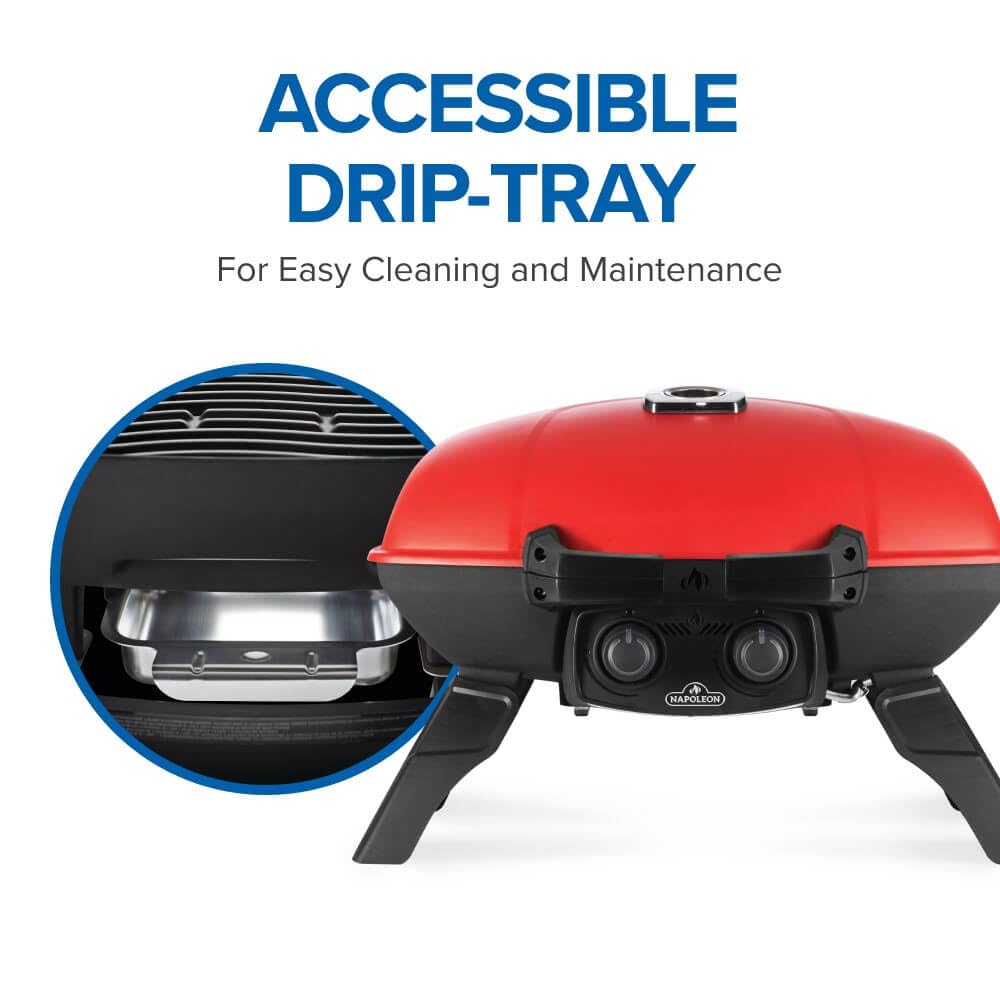 Portable Propane Grill with Griddle Insert Q51417