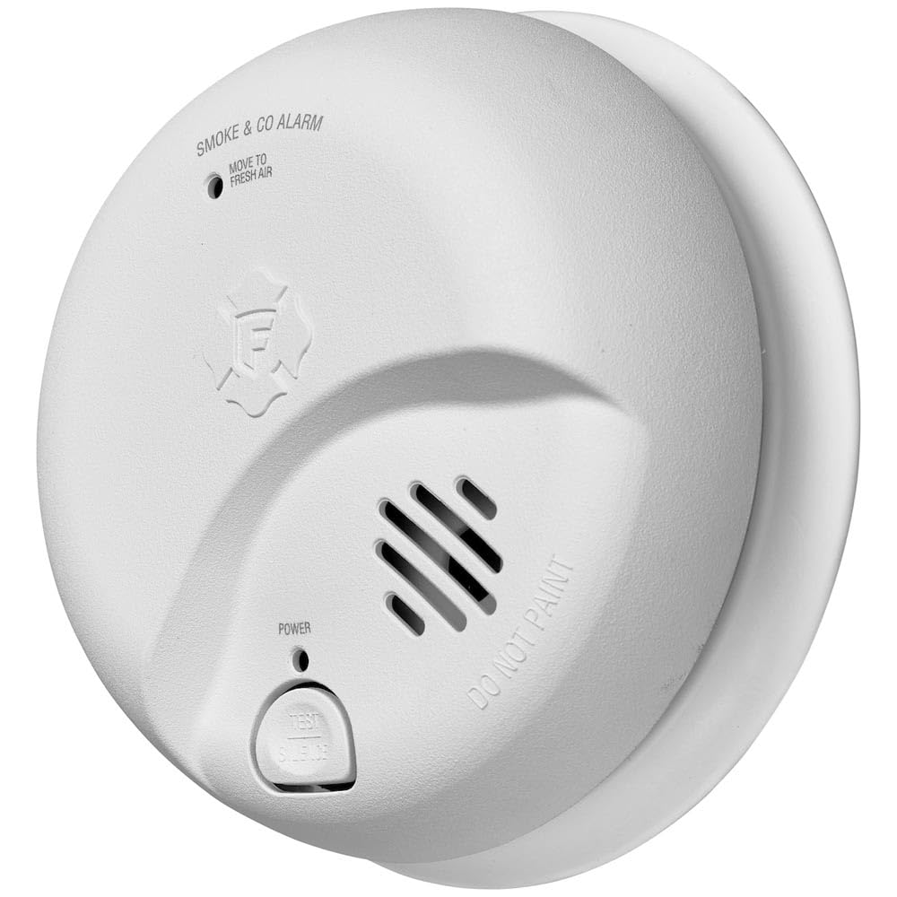 Hardwire Combination Smoke & Carbon Monoxide Alarm with Battery Backup, 5 Pack W3111