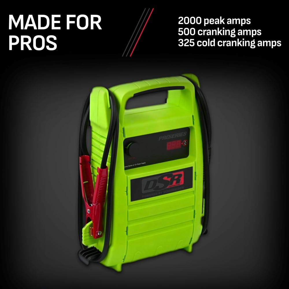 Portable 12V Jump Starter & Power Station 2000 Peak Amps E370627