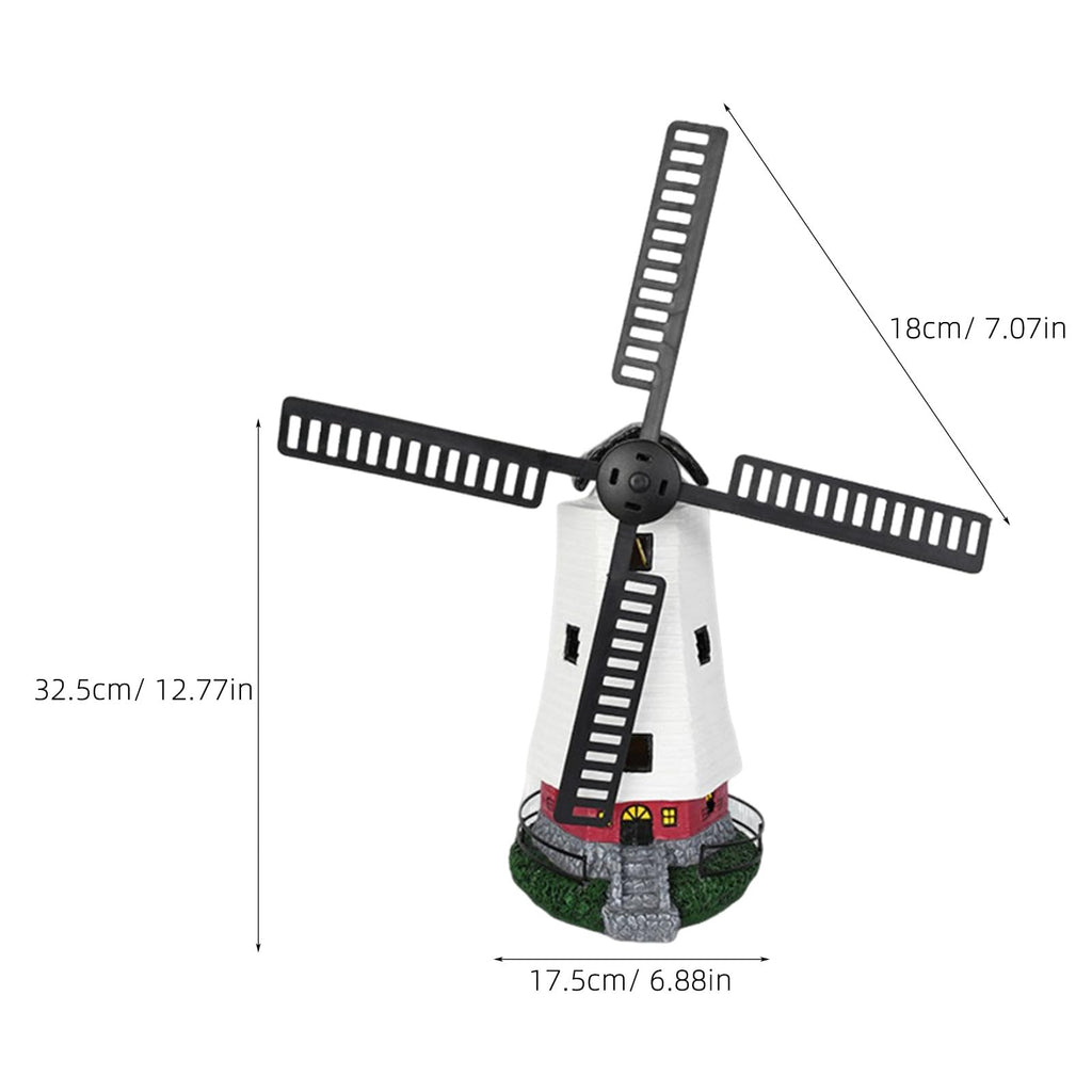 Solar Powered LED Lighthouse Garden Statue H604277