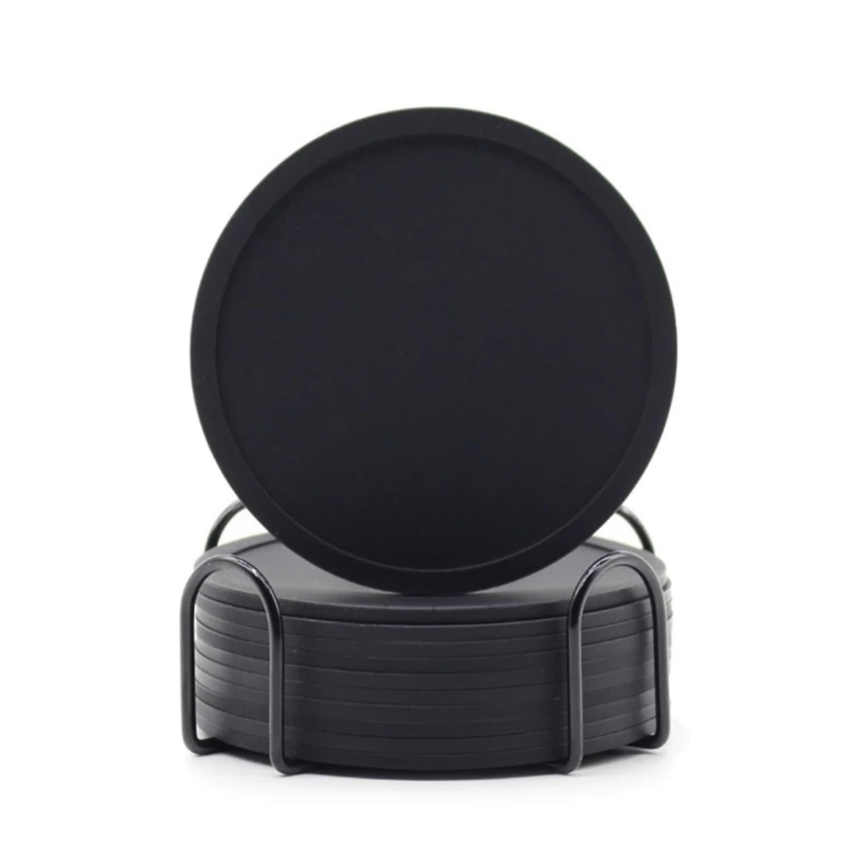 Black Silicone Coasters Set of 32 N109