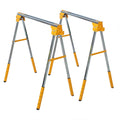 2 Pack Adjustable Steel Saw Horses Q572