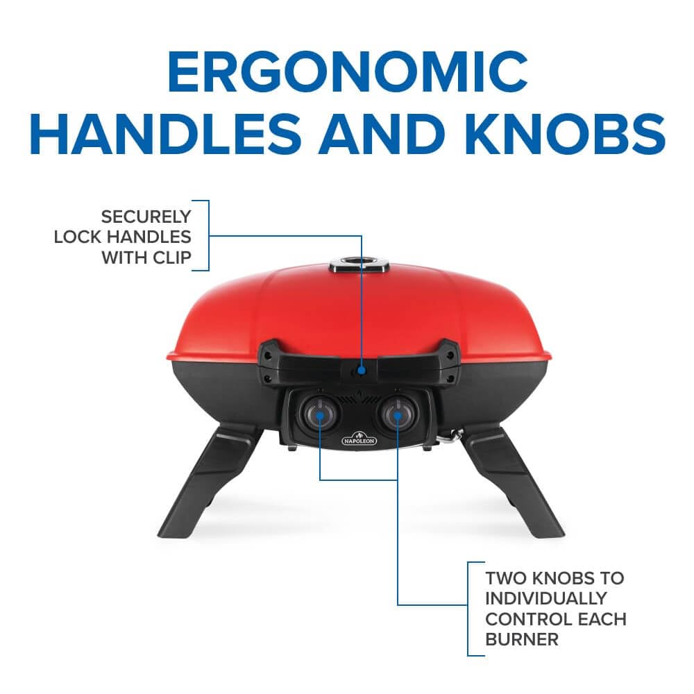 Portable Propane Grill with Griddle Insert Q51417