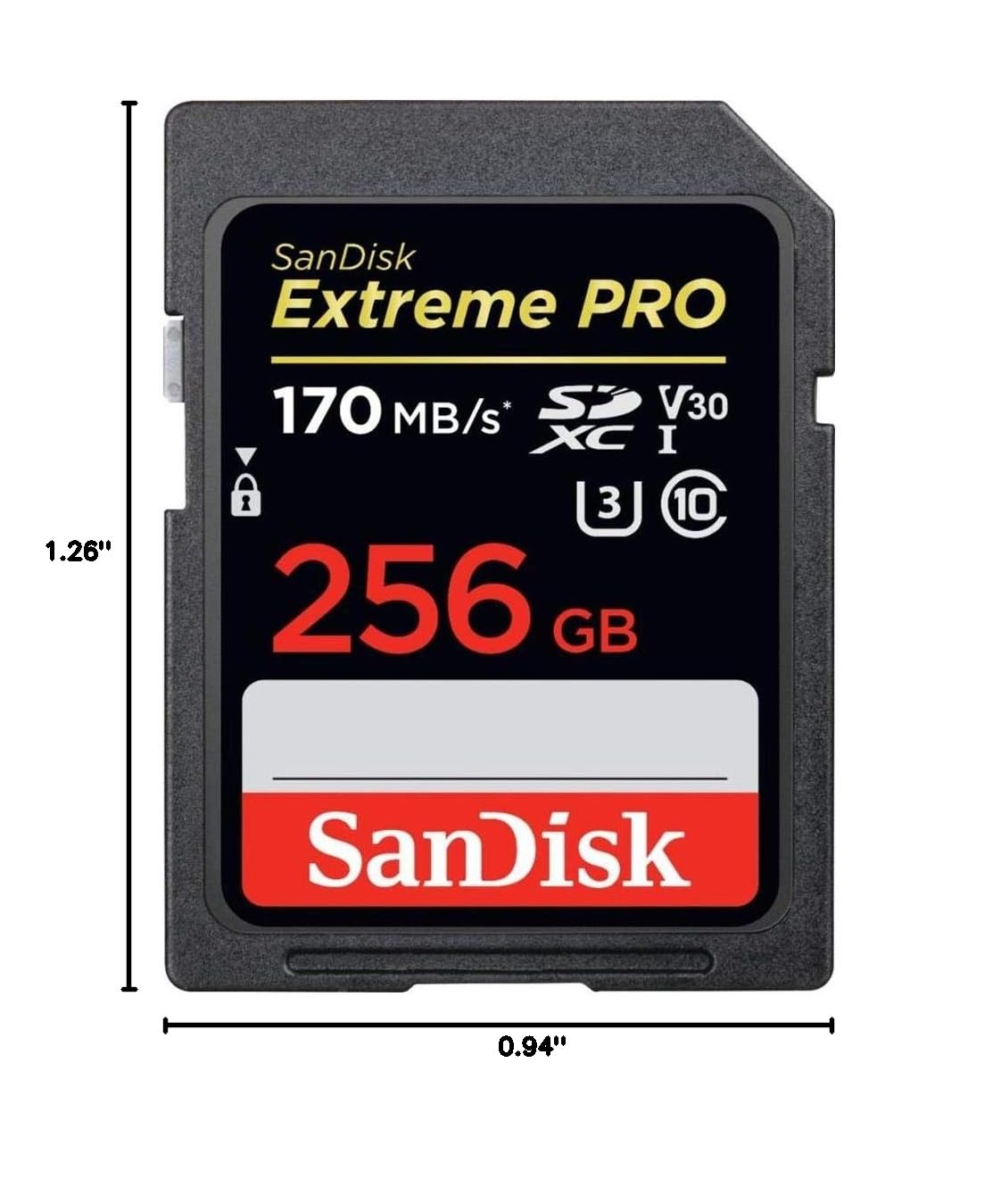256GB SDXC UHS-I SD Card L983