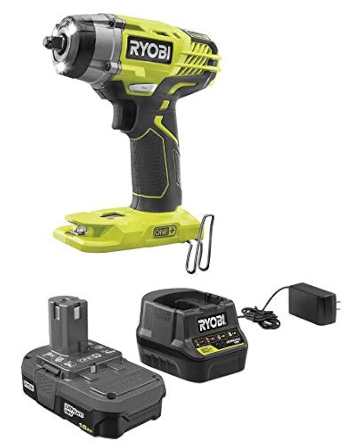 18V Cordless 3/8 in. Impact Wrench Kit with Battery and Charger D9895