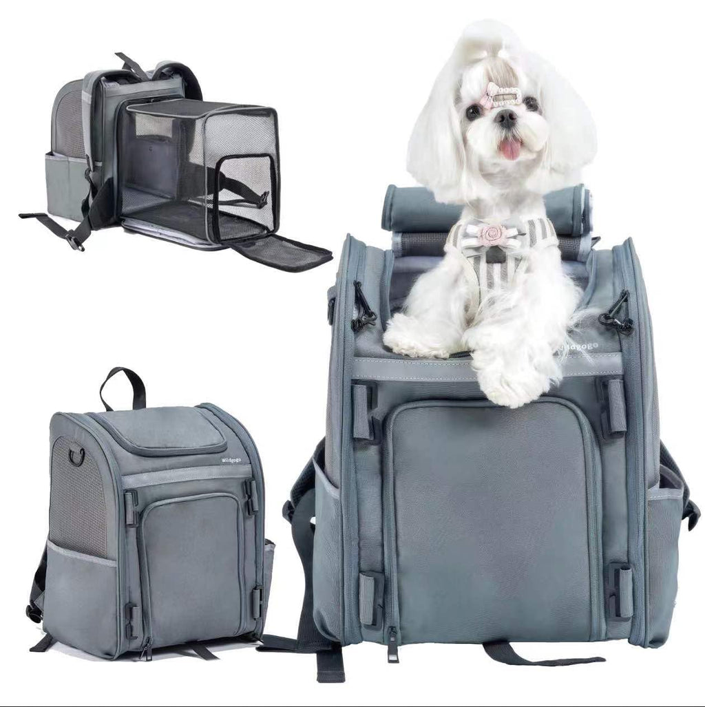 Expandable Foldable Pet Carrier Backpack P671