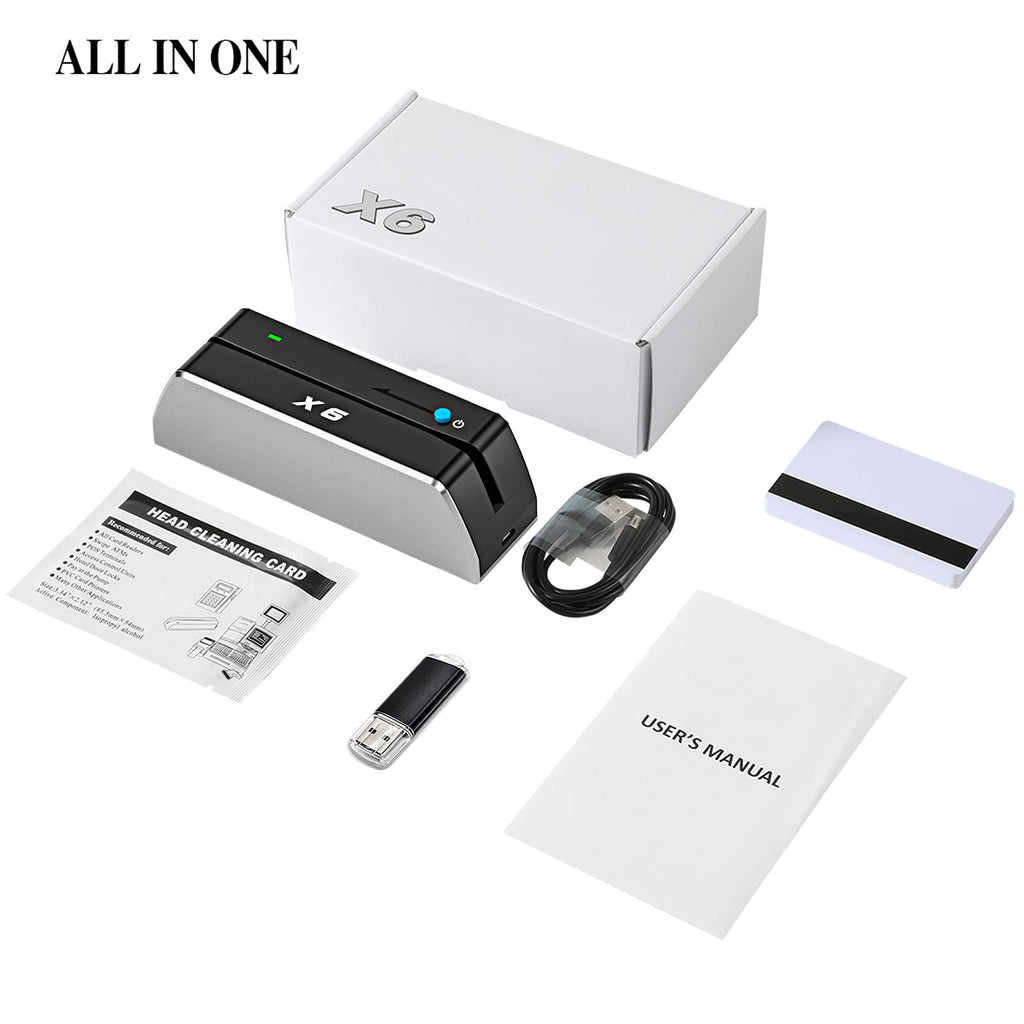 Magnetic Card Reader Writer USB 3 Tracks F8609