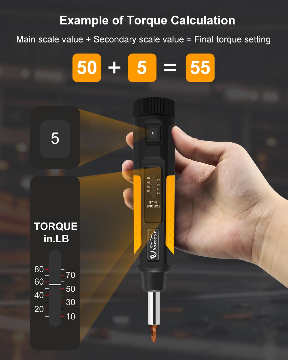 10-80 in.lb Torque Screwdriver Set U7226