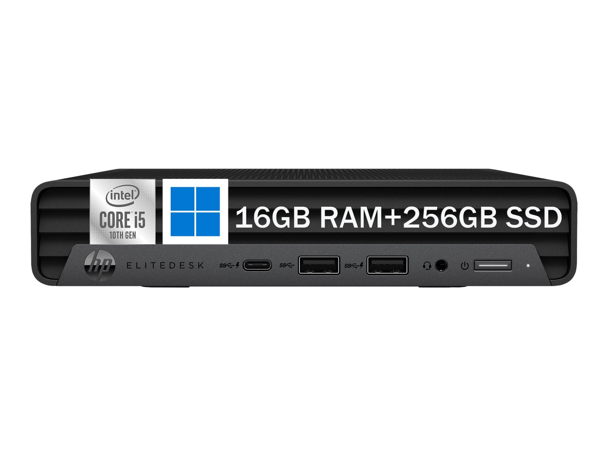 Mini Desktop PC, Intel Core i5-10500T, 16GB RAM, 256GB SSD T989784