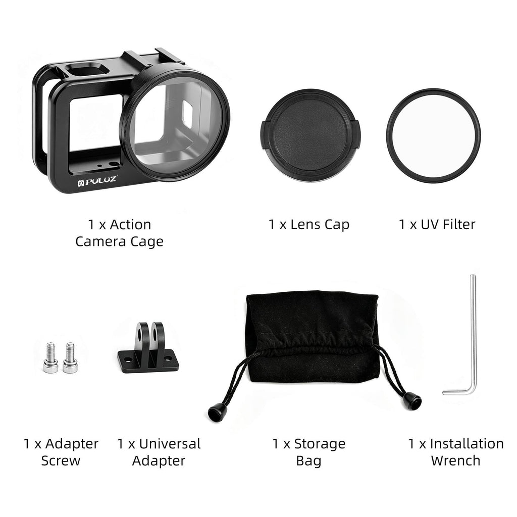 Aluminum Alloy Cage with UV Lens R1827