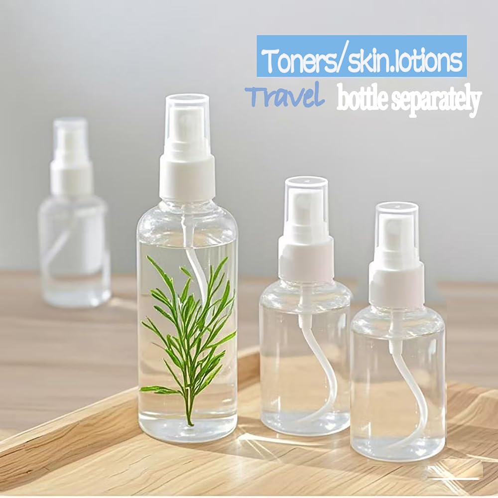Clear Empty Travel Spray Bottles D4560
