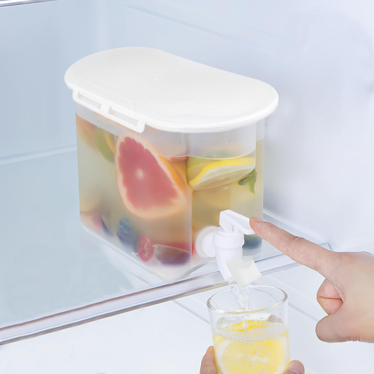 Water Jug with Faucet Large-capacity PP Pitcher H4477