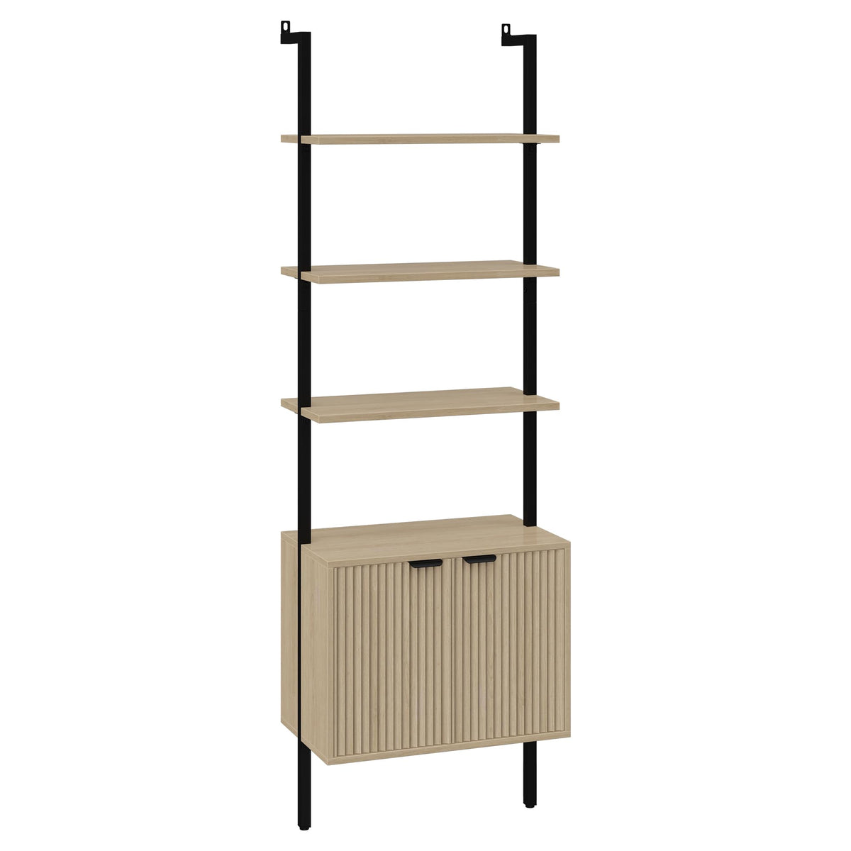73" Tall Bookshelf with Cabinet L4569