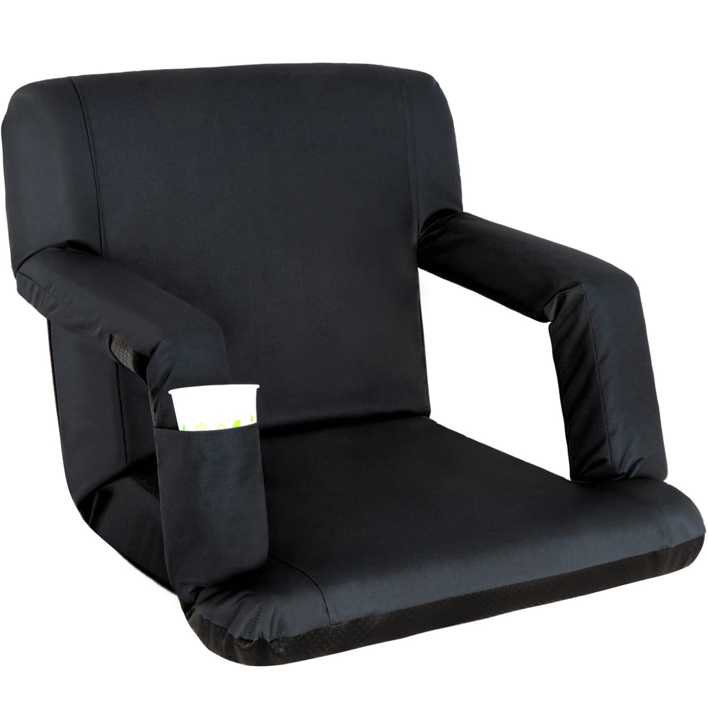 20.5"/25" Wide Padded Stadium Seat with Back Support Y6112