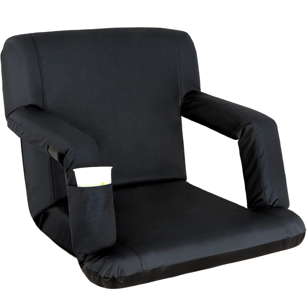 20.5"/25" Wide Padded Stadium Seat with Back Support Y6112
