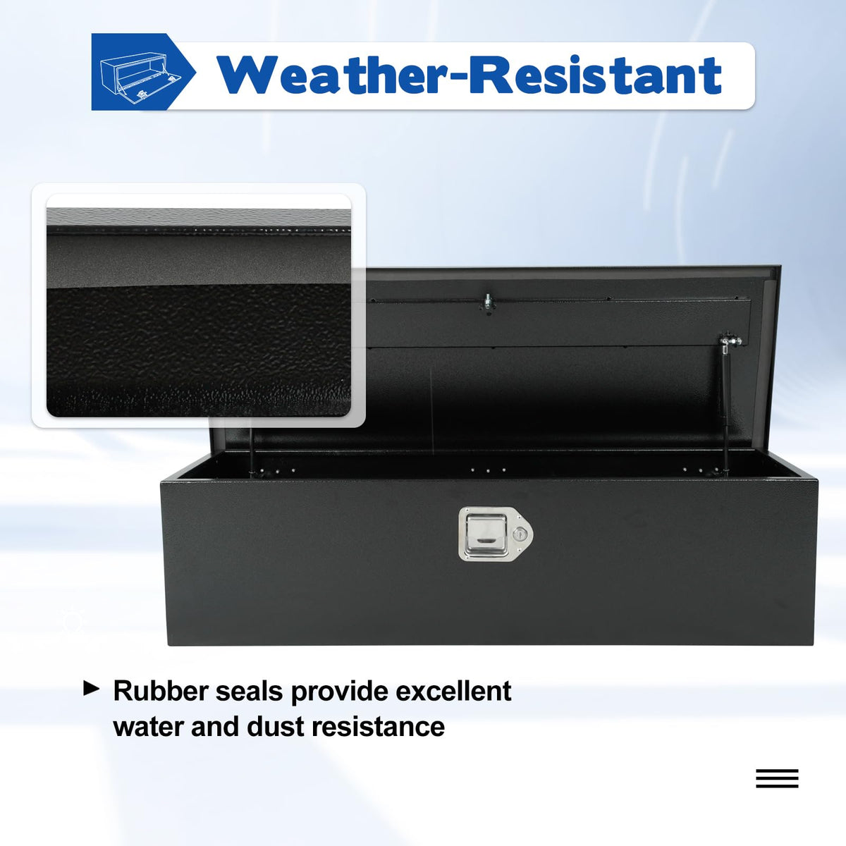 39" Heavy Duty Steel Truck Bed Tool Box W726