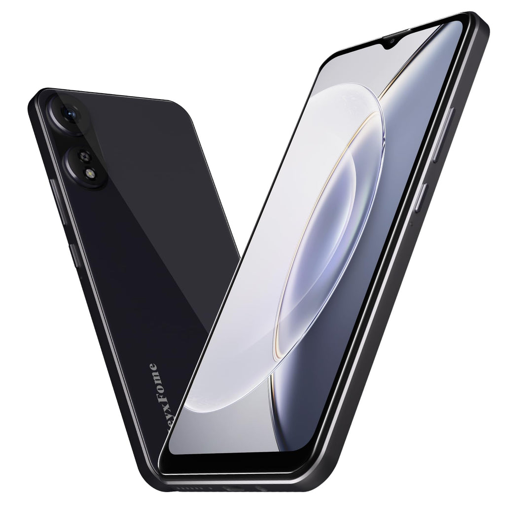 4G LTE Unlocked Cell Phone 6.5” HD+ Screen 3GB RAM Android 12 13MP Dual SIM Black P608