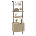 73" Tall Bookshelf with Cabinet L4569