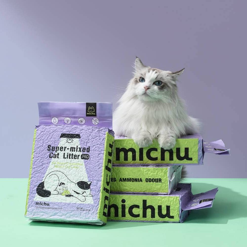 Mixed Tofu Cat Litter 5.5Lb 4 Pack F550