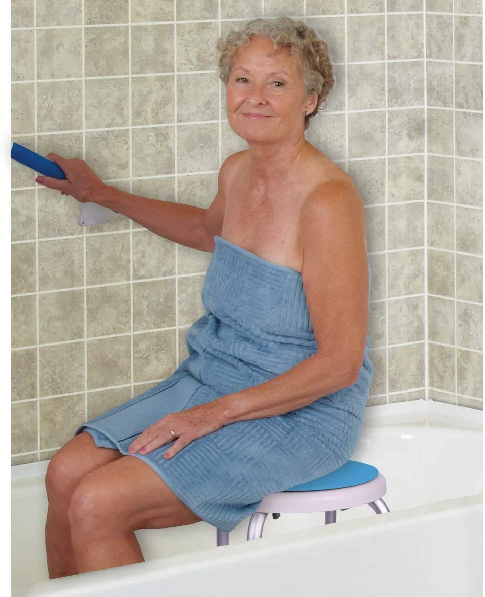 Swivel Shower Stool With Padded Seat Q51154