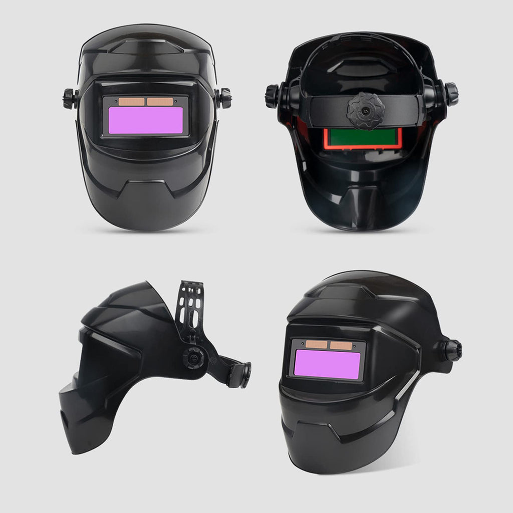 Adjustable Solar Powered Auto Darkening Welding Helmet Q73387