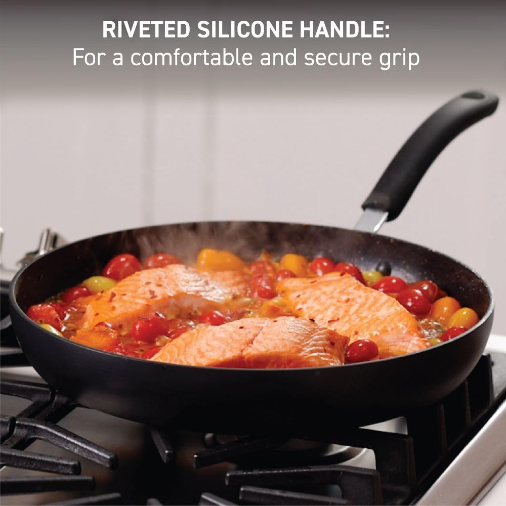 Hard Anodized Nonstick Fry Pan Set, 2-Pack F7447