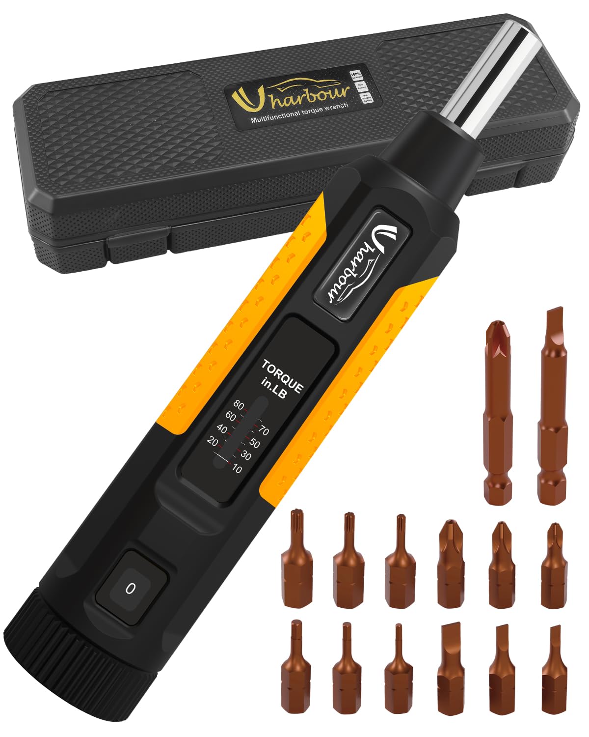 10-80 in.lb Torque Screwdriver Set U7226