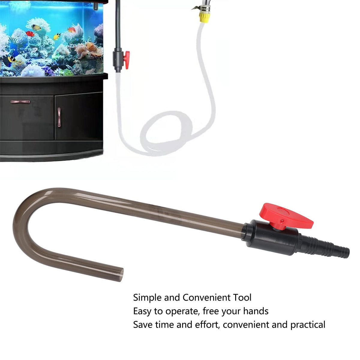 Aquarium Water Refiller Tube with Control Valve R157