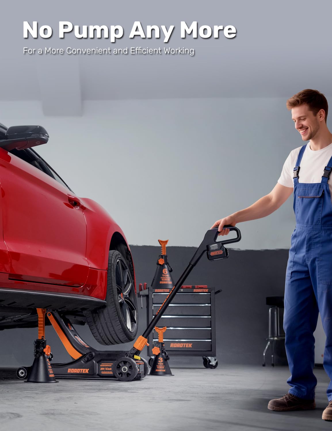 3 Ton Low Profile Steel Electric Floor Jack A31770