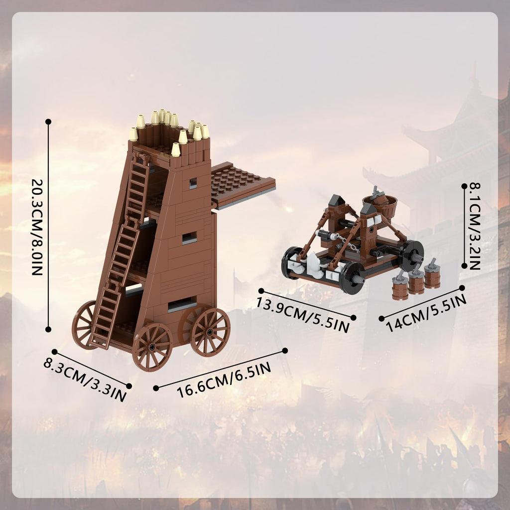 Medieval Castle Battle Building Block Set D16431