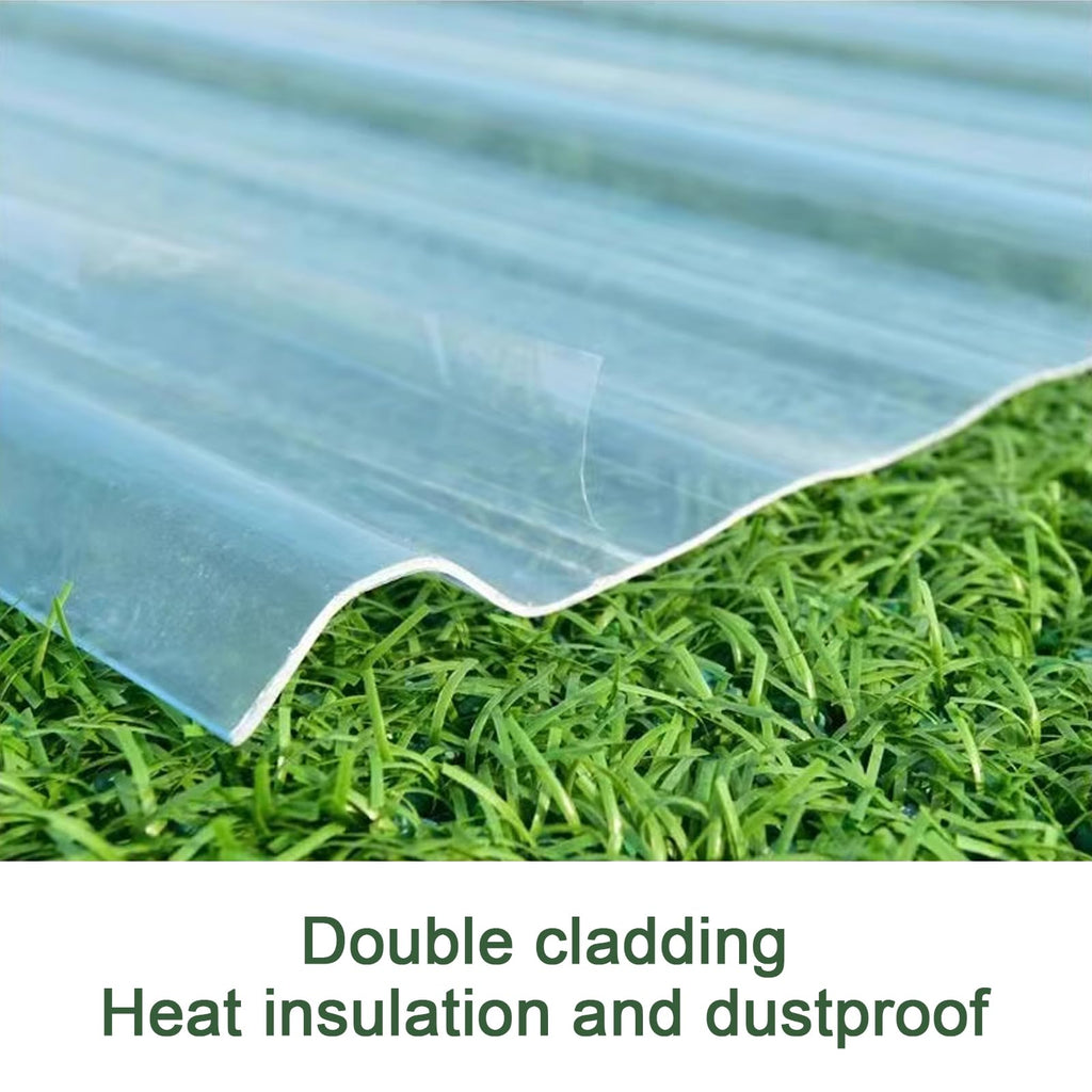 Corrugated Fiberglass Roofing Panels 8 pcs 35x63in J521