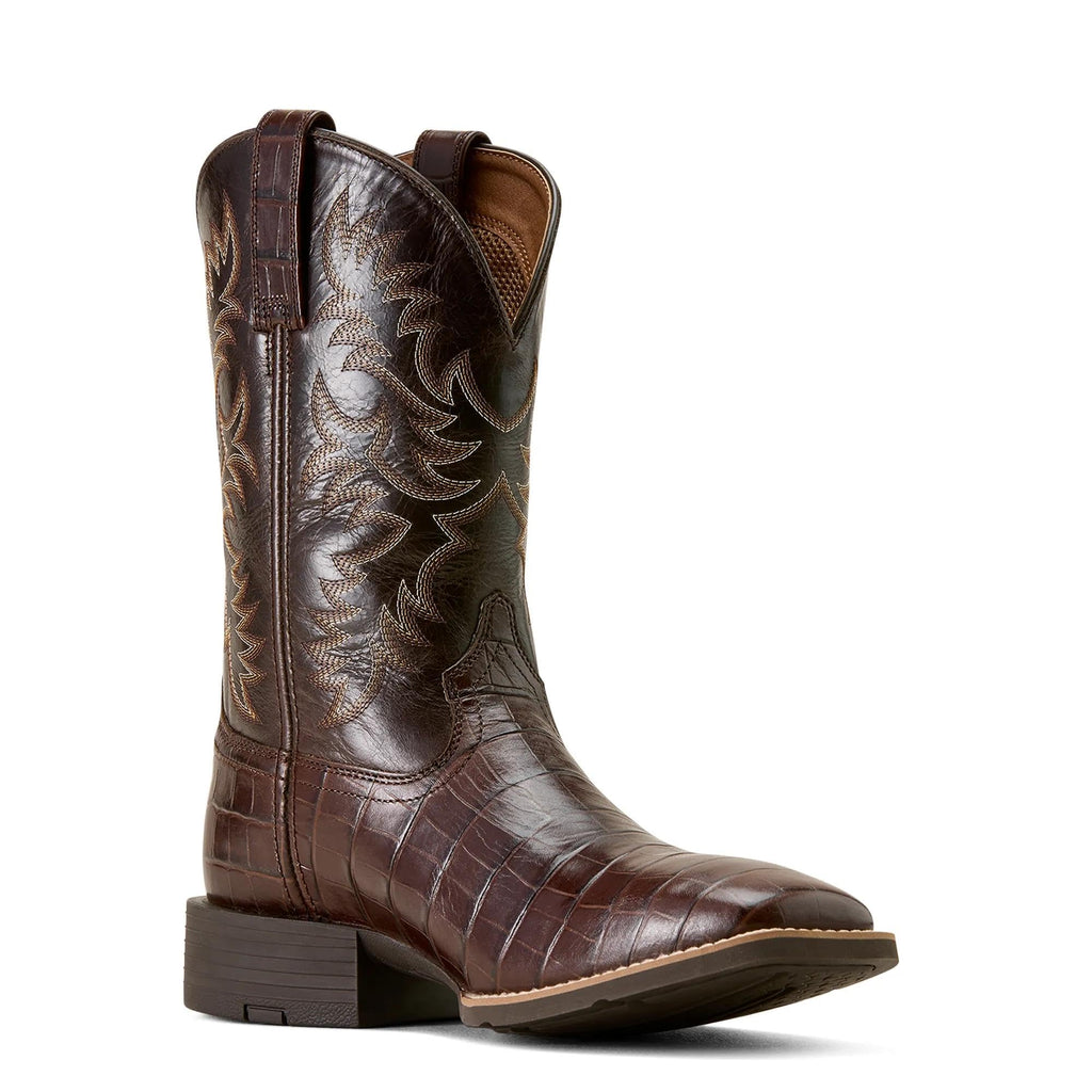 Wide Square Toe Cowboy Boot F6940