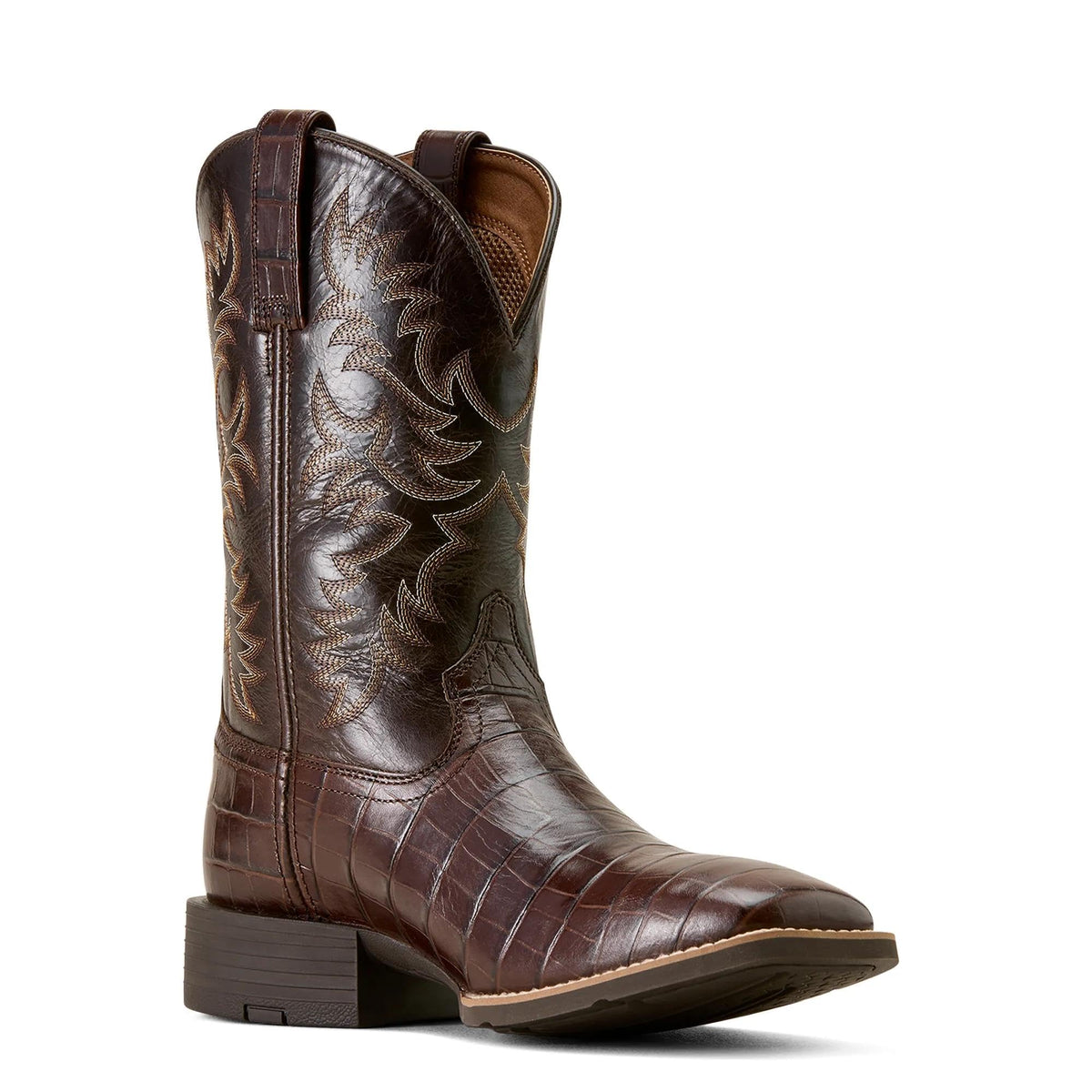 Wide Square Toe Cowboy Boot F6940