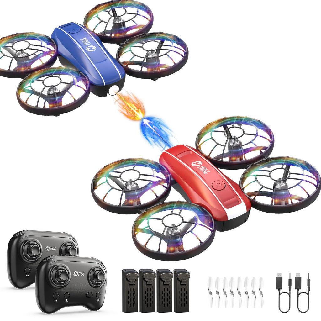 Mini Drone 2-Player Indoor RC Quadcopter Set with 4 Batteries T627