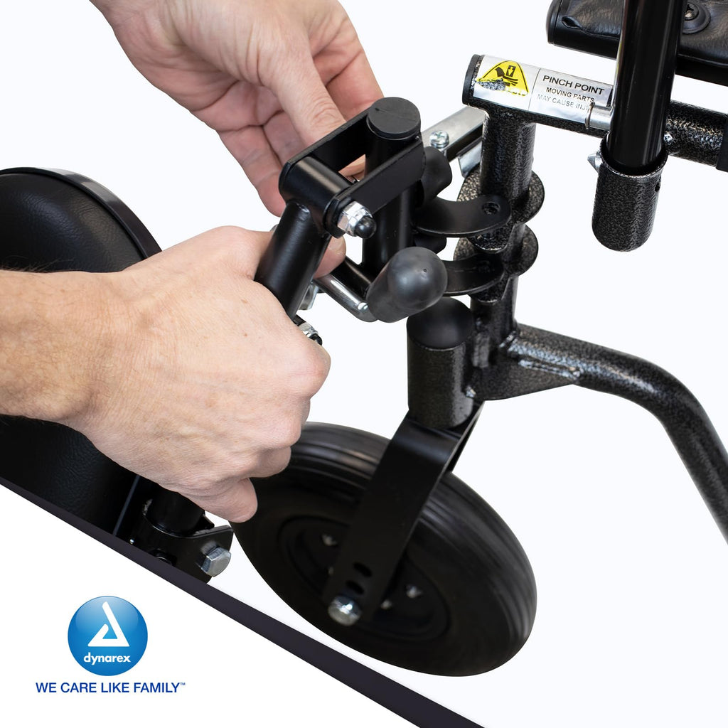 Heavy Duty Wheelchair with Detachable Desk Arms Z7663