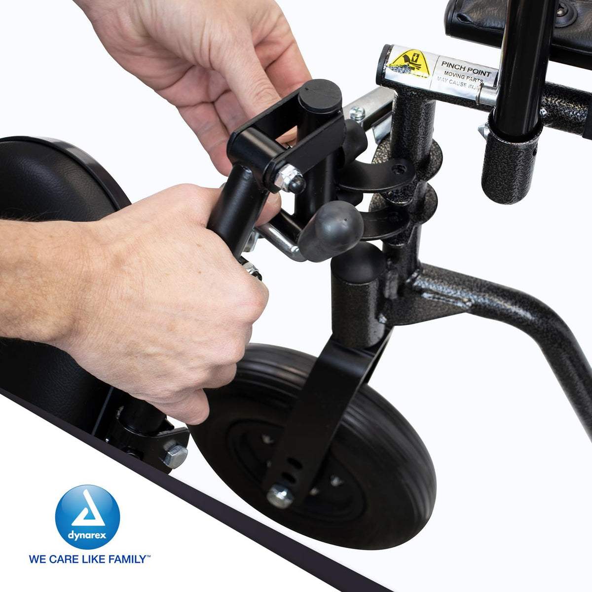 Heavy Duty Wheelchair with Detachable Desk Arms Z7663