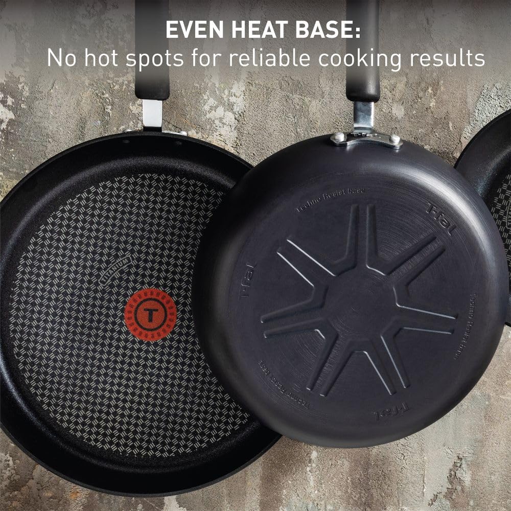 Hard Anodized Nonstick Fry Pan Set, 2-Pack F7447