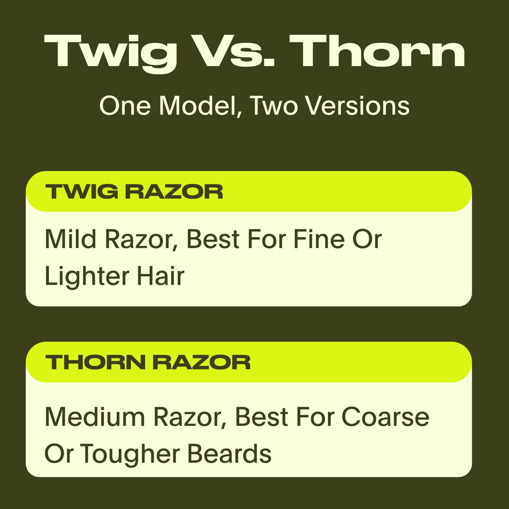 Black All-Metal Single Blade Razor V1924