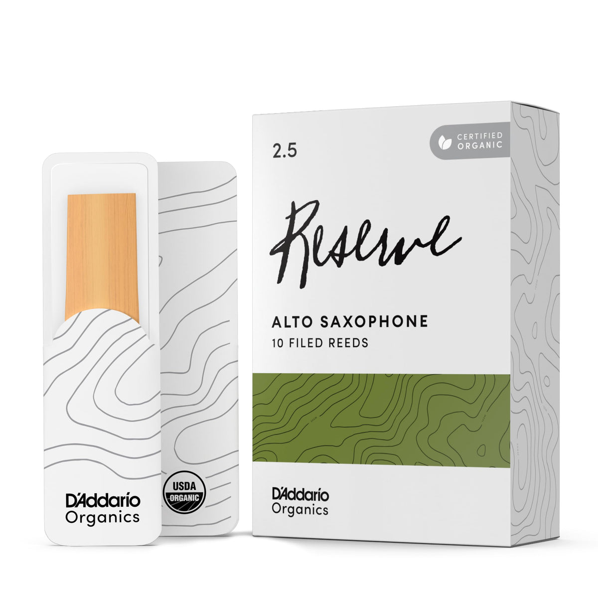 Alto Sax Reeds Strength 2.5, 10-Pack N6482