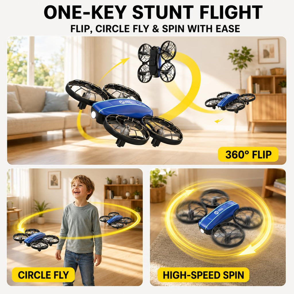 Mini Drone 2-Player Indoor RC Quadcopter Set with 4 Batteries T627
