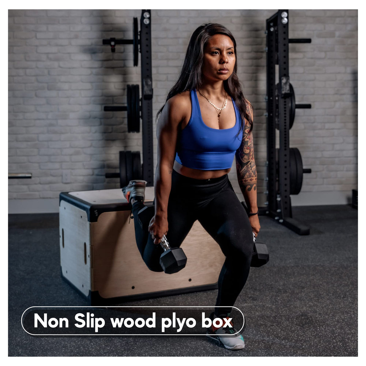 3 in 1 Foam and Wood Plyometric Box V823