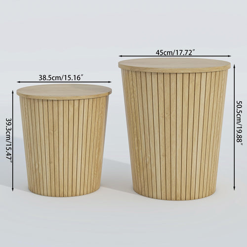 2-Piece Round Coffee Table Set Y2250