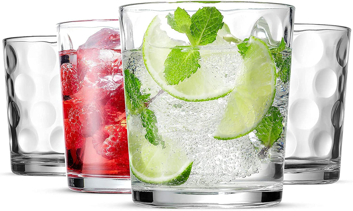 Set of 12 Stackable Drinking Glasses C5682