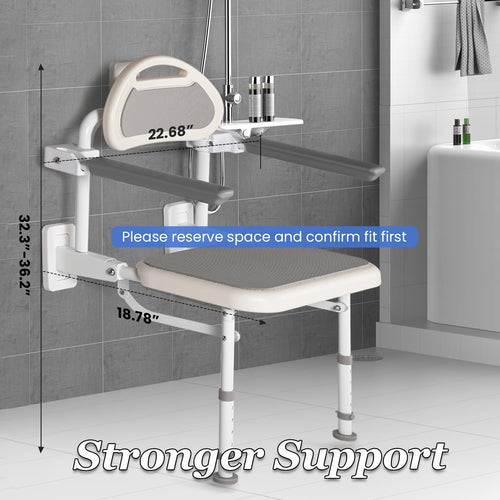 18” Folding Wall Mounted Shower Seat N435503