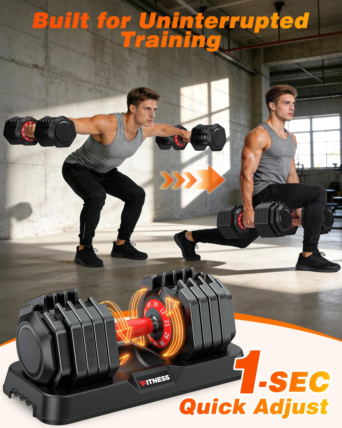 Adjustable Dumbbell Set Q6402